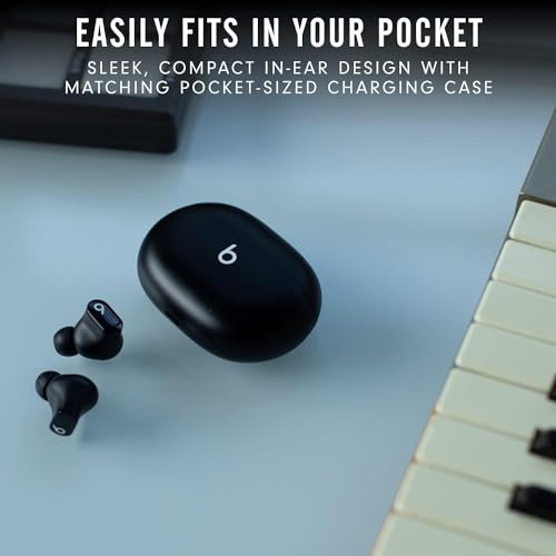 Beats Studio Buds + True Wireless Noise Cancelling Earbuds - Black/Gold (Renewed) - color: Black