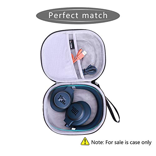 Case for JBL Tune 770NC/510BT/720BT/520BT/670NC/520C Headphones Gray | Hard Carrying Travel Case for JBL Live 770NC/670NC/680NC/780NC Headphones - color: 1.Black outside + Grey inside
