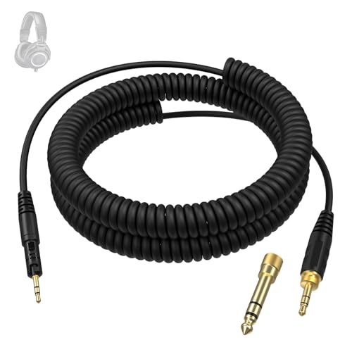 Zosvoses ATH M50x Replacement Cable Compatible with Audio Technica ATH-M50x, ATH-M40x, ATH-M60x, ATH-M70x Headphones, 5-10ft