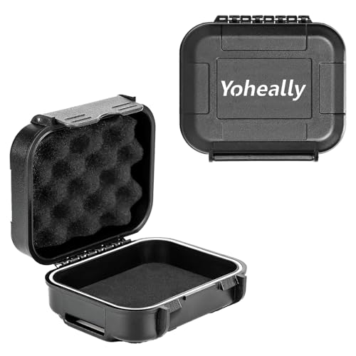 Set High Seal IPV8 Waterproof Hearing Aid Case with Extractable Sponge - color: Case