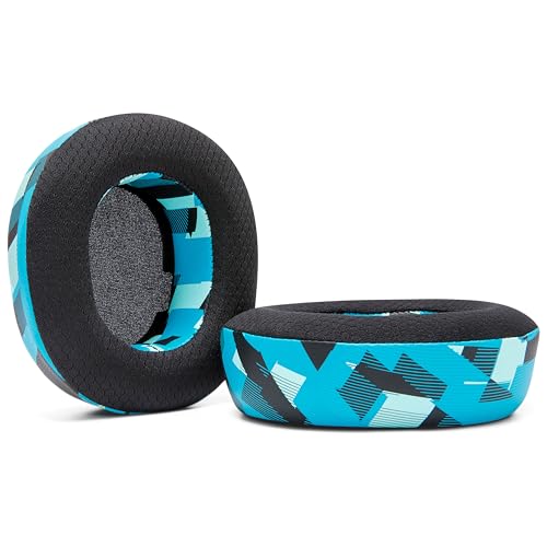 WC Freeze Nova Pro Wireless - Earpads for Arctis Nova Pro Wireless & More | Made by Wicked Cushions | Also fits SteelSeries Nova Elite & Nova Pro Omni(Doesn't Fit Other Models) | Cyan Prism - color: Cyan Prism