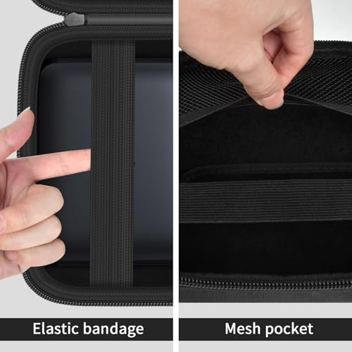 Router Case for TP-Link Wi-Fi 7/6 (BE3600/ AX1500/ AX3000), Black | Also Fits GL-BE3600/GL-MT3600BE/GL-AXT1800; Mesh Pocket for RJ45/Adapter; Business Travelers, Digital Nomads,Box Only - color: Black L, style: For BE3600