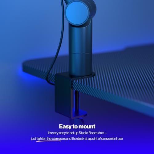 ENDORFY Studio Boom Arm USB-C, USB-B, Includes USB-C and USB-B Cable, Studio Insert, Internal Springs and Cable Management, 360 Degree Rotation, Includes 3/8" to 5/8" Adapter, EY0A005