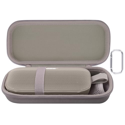 Aenllosi Hard Case for Bose SoundLink Flex 2nd Gen/Bose Speaker, Sandstone | EVA Hard Shell, Drop Resistant Protection, Water Resistant Protection, Dust Proof Protection, Protective Case Only - color: Sandstone, style: Hard Case for Bose SoundLink Flex 2n