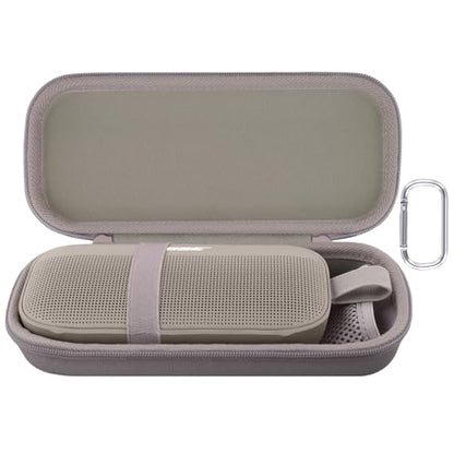 Aenllosi Hard Case for Bose SoundLink Flex 2nd Gen/Bose Speaker, Sandstone | EVA Hard Shell, Drop Resistant Protection, Water Resistant Protection, Dust Proof Protection, Protective Case Only - color: Sandstone, style: Hard Case for Bose SoundLink Flex 2n