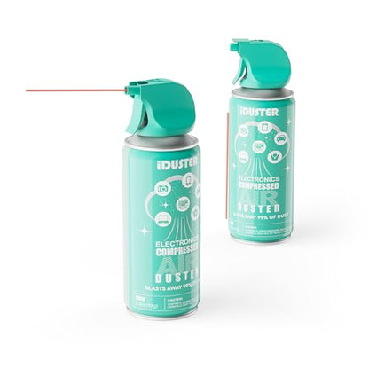 Canned Air Duster Spray for Computers - 3.5oz Keyboard Cleaner, 2PCS - size: 3.5oz 2PCS