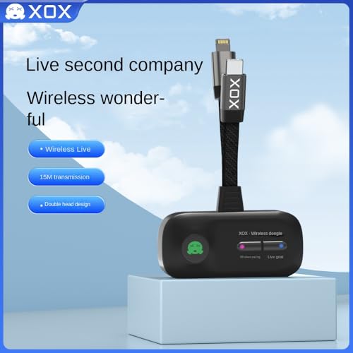 XOX J1010 Wireless OTG Suitable for Quickly Open The Pairing and Connect Between The Live Sound Card with Smartphone in Seconds.(ONLY for XOX Sound Card to USE)