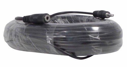 YCS basics 100 Foot 3.5mm Stereo Headphone/AUX Extension Cable Male/Female - size: 100 Ft