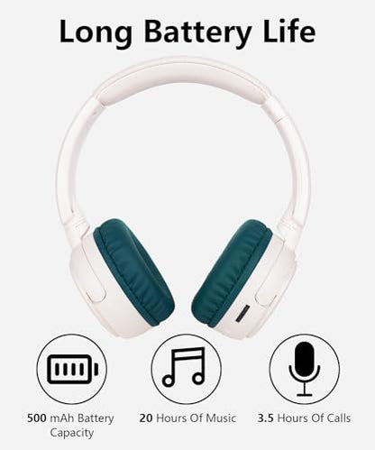 Wireless On-Ear Headphones Bluetooth with Microphone, Lightweight Foldable Wireless Headphones Built-in LED Lights, FM Radio, Micro SD/TF Slot for Travel Home, Green Q9M - color: Green