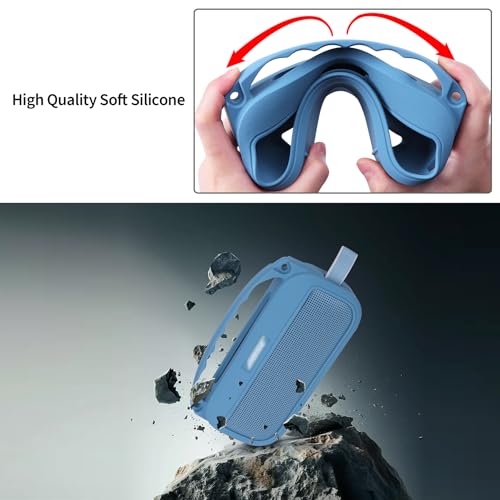 Silicone Cover Compatible with Bose SoundLink Flex 2nd Gen/Bose SoundLink Flex Portable Speaker (Blue Dusk) - color: Blue Dusk, size: Silicone Cover
