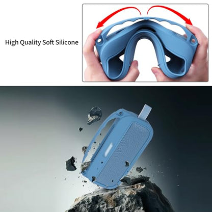 Silicone Cover Compatible with Bose SoundLink Flex 2nd Gen/Bose SoundLink Flex Portable Speaker (Blue Dusk) - color: Blue Dusk, size: Silicone Cover