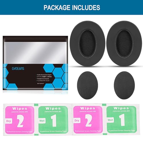 GEVO Earpads for Sennheiser HD650/HD600/HD660S/HD545/HD525/HD535 Headphones, Velour Ear Pads Cushions Replacement for Massdrop X HD6XX/HD58X and HD580/HD565 Jubilee Headset (Cooling-Gel Black) - color: Cooling-Gel Black