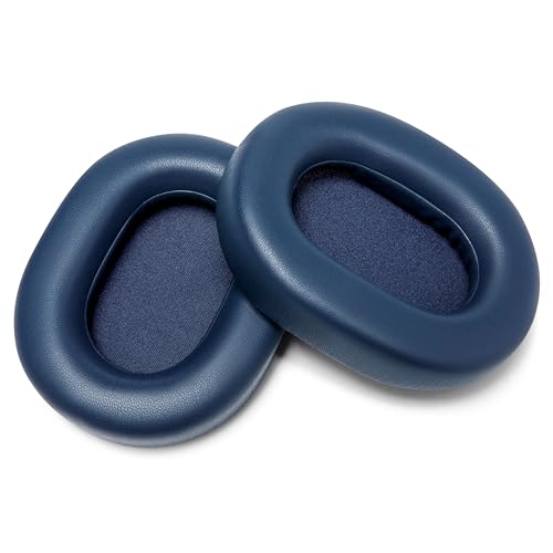 WC PadZ XM5 - Premium Replacement Earpads Compatible with Sony WH-1000XM5 | Made by Wicked Cushions | Soft PU Leather, Extra Thick, Noise-Isolating Memory Foam | Blue - color: Blue