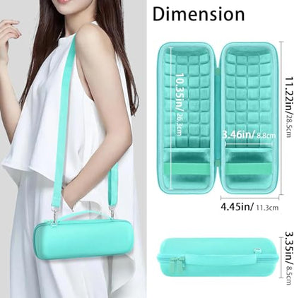 co2CREA Hard Travel Case for JBL Flip 7/6/5/4 Speaker, Mint Green - color: Mint Green Case