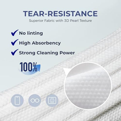 WELKIN Electronic Cleaning Wipes, 80 Count Streak-Free Screen Wipes | Fast & Easy Cleaning, Gentle Formula, Lint-Free Fabric, Includes Microfiber Cloth, Anti-Static, For Computers, Phones & TVs - size: 1 PACK