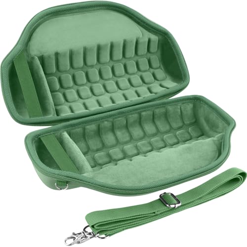 co2CREA Case for JBL Charge 6 Portable Bluetooth Speaker, Avocado Green | High-Density Foam Padding, Reinforced Handle, Detachable Shoulder Strap, Compact Lightweight Design, Dust Protection - color: Avocado Green Case