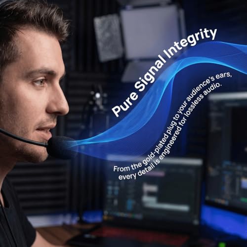 2.5mm Boom Microphone Professional Noise Reduction Audio Enhancement Clear Sound Detachable Microphone for Astro A30