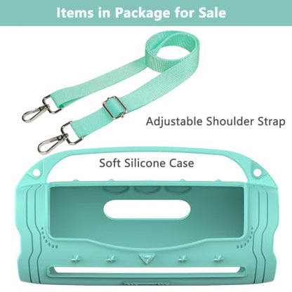 Silicone Cover Case for JBL Flip 7 Portable Bluetooth Speaker - color: Teal