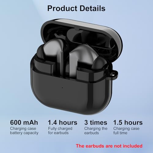 Charging Case for Samsung Galaxy Buds3 Pro (SM-R630), Replacement Charger Case Dock Station with USB C Cable for Galaxy Buds3 Pro Earbuds (not for Buds3 SM-R530)
