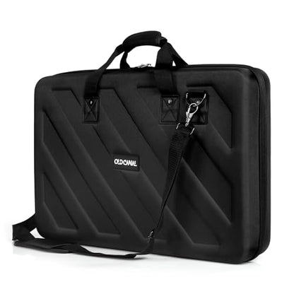 Mixer Travel Case, Carrying Storage Bag Compatible with DJ Controller for DDJ-SR/SR2/REV1/Denon MC4000/Numark NVII/Mixtrack Pro3/Hercules Inpulse 500/NV Platinum (Mixing Board Not Included) - size: M-23 x 14.8 x 3.5"