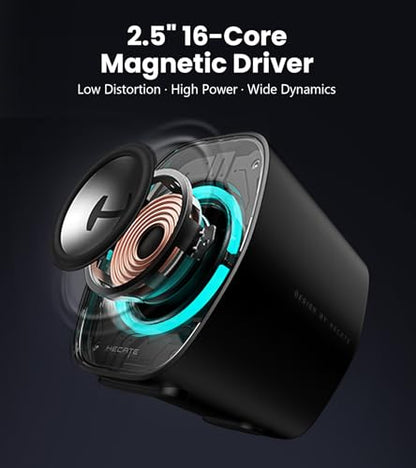 Edifier G1000 II Desktop Computer Speakers for Gaming, 2.5" Full-Range Driver & Enhanced Bass, Bluetooth 5.4 USB-C AUX, 9 Dynamic RGB Lighting Modes for PC - White | 2.5" Full-Range Driver & Enhanced Bass, Bluetooth 5.4, 9 Dynamic RGB Lighting Modes for P