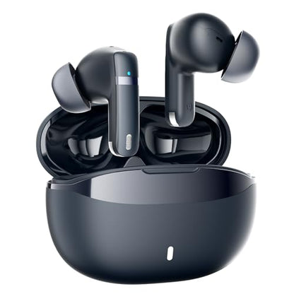 Wireless Earbuds, 100H Bluetooth 5.4 Headphones, ENC+ ANC Noise Cancelling Touch Control True Wireless Bluetooth Ear Buds,Stereo Deep Bass Bluetooth Headset for Sports/Workout/Gym(Blue) - color: Blue