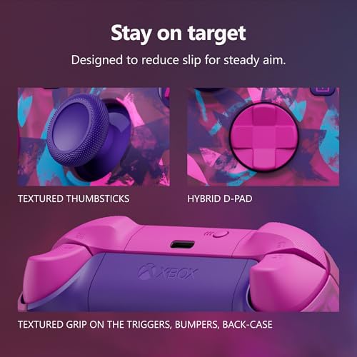 Xbox Wireless Gaming Controller | Heart Breaker Special Edition | Consoles, PCs, TVs, mobile, and more | Textured Grip | Wireless, Bluetooth, USB-C Connectivity - style: Heart Breaker