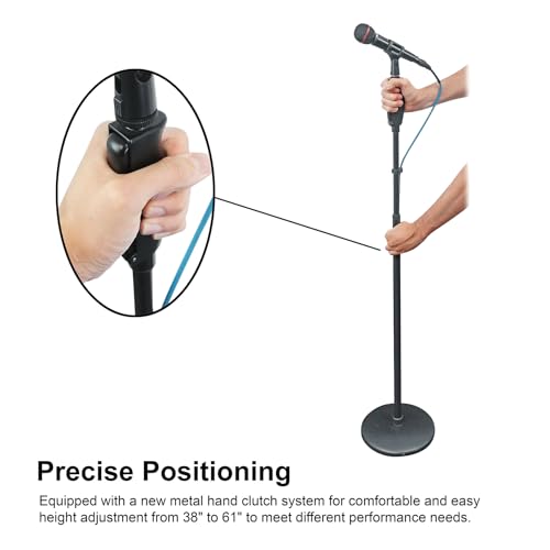 Rockville RVMIC4 V2 Pro Mic Stand Bundle with ROCKSHIELD 3 Isolation Shield