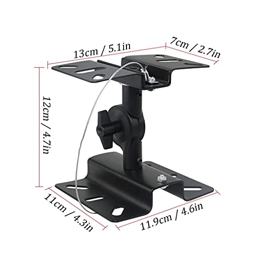 FEELIN Speaker Stand Speaker Wall Mount Bracket Ceiling Surround Speaker Gear Shelf for Office Living Room Conference Room Speaker Wall Shelf Media Stand Audio-Video Shelving