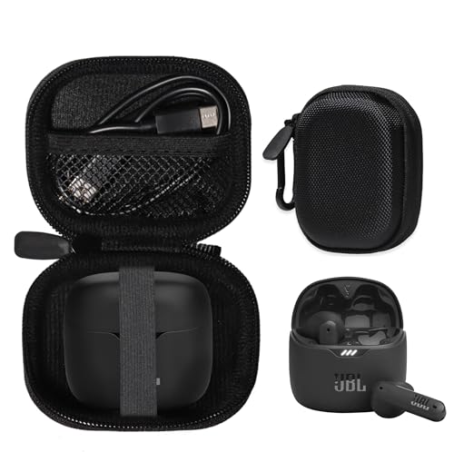 Earbuds Case for Tune Flex True Wireless Noise Cancelling Earbuds (Black) - color: Black