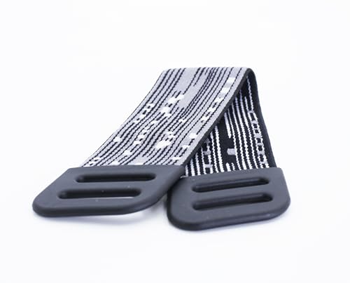 Replacement Headband Compatible with Logitech G733 Wireless Black Gray | Also suitable for Logitech G335 wired gaming headset Headband made of stretch braid and silicone buckle - color: Black Gray