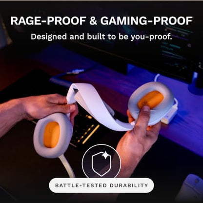 GLORIOUS GHS Wireless InfinitePlay - Gaming Headset - PC, PS5, PS4 - White - color: White, size: One Size - GHS Wireless