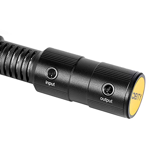 Deity V-Mic D4 Mini Microphone On-Camera Interview Mic for Vlog | Ultracompact On-Camera Mic, Plug-in Power, Trs and Trrs Cables, Dual-Track Input,Super Cardioid Compact