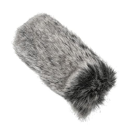 Windscreen Muff And Foam, Mic Muff Professional Windproof Microphone Furry Windscreen, Windshield Wind Muff for Videomic Video Microphone