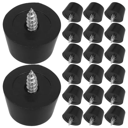 OUNONA 20pcs Speaker Isolation Feet for Bookshelf Speakers and Studio Monitors, Anti-Slip Vibration Control Pads Made of PVC and Metal with Cone Shaped Design, for Professional Audio