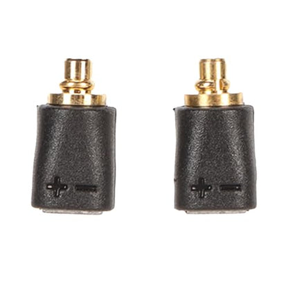 MMCX Cable Adapter Replacement for IE300 IE600 IE900 and N30 N40 N5005, MMCX to 0.78mm Female Connector Cable for HiFi Earphones with Durable One - Piece Des (Black) - color: Black