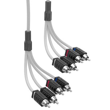 DS18 MOFCR-6FT.4CH 4 Channels OFC Marine RCA Audio Stereo Cable - 6 Feet - style: 6 Ft 4 Channel