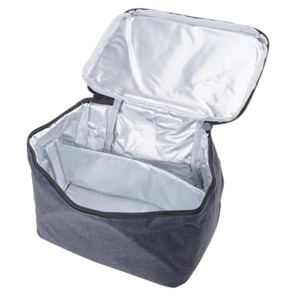 All Purpose Mixer Storage Bag with Foil Lined Compartments Mixer Storage Case for 5/6/7/9 Model Compatibility Portable Hand Mixer Storage Case