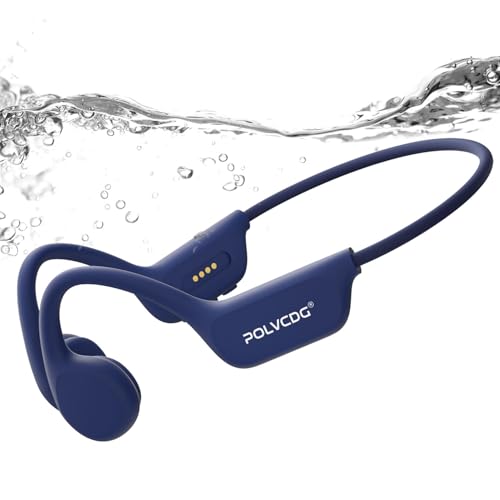 Swimming Headphones,IPX8 Waterproof Bone Conduction Headphones,32GB Memory Open Ear Headphones with Mic,Wireless Earphones Underwater Sport Earbuds for Workout Running Cycling Gift