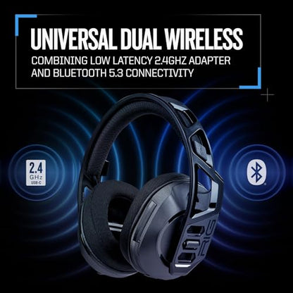 RIG 600 PRO HX Dual Wireless Universal Gaming Headset | Wireless 2.4GHz / Bluetooth for Xbox Series X|S, Xbox One, PS4, PS5, Nintendo Switch, PC, Android, iPhone – Black