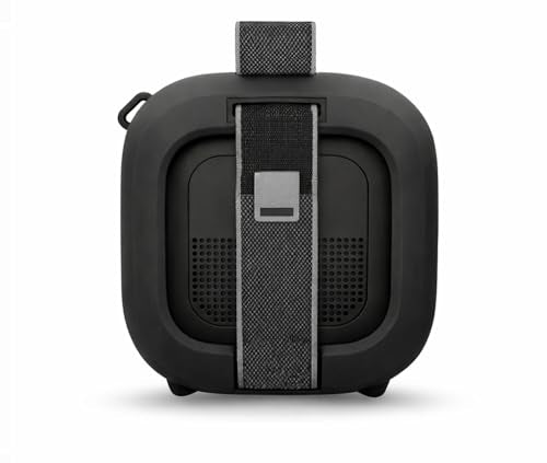 alltravel Silicone Cover for Bose New SoundLink Micro Portable Bluetooth Speaker (2nd Gen) with Neck Lanyard (Black) - color: Black