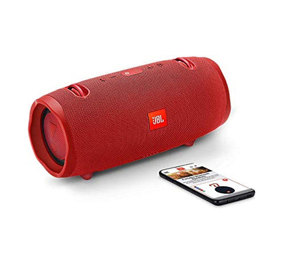 JBL Xtreme 2 - Portable Bluetooth Speaker - Red | Wireless Bluetooth Streaming, Up to 15 hours of playtime, IPX7 waterproof, JBL Connect, Durable fabric and rugged material - color: Red