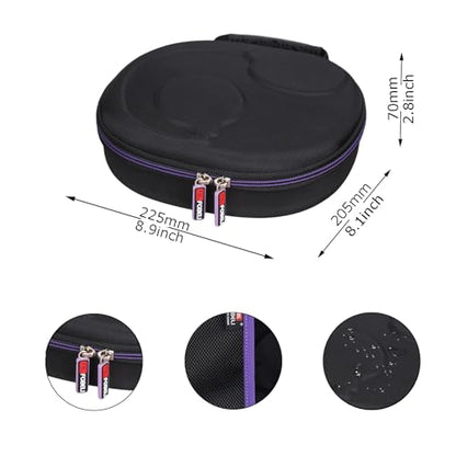 FBLFOBELI Hard Headphone Storage Case for Silensys E7 / PurelySound E7 / MOVSSOU E7 / COWIN E7 / Tapela E7 / Audonia E7 Active Noise Cancelling Bluetooth Headphones (Case Only) (Purple) - color: Purple