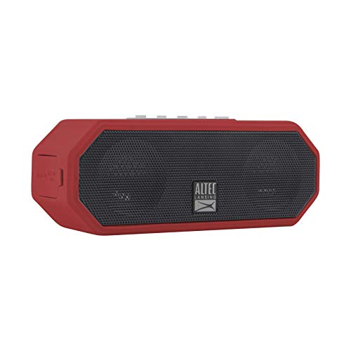 Altec Lansing - Portable Bluetooth Speaker, Waterproof IP67 - color: True Red