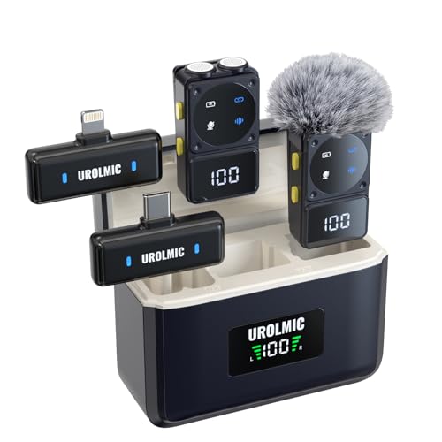 Wireless Microphone for iPhone Android with Noise Reduction