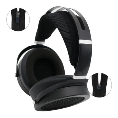 Headphone Headband Cushion Cover Headbeam Sleeve Easy to Use with Smooth Zippers for Headphones