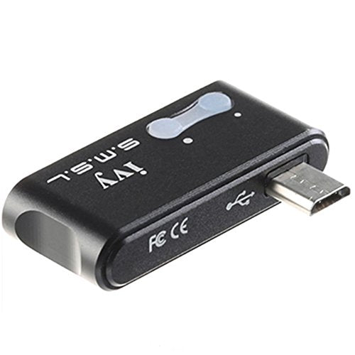 SMSL Ivy DAC MINI Portable Audio Digital to Analog Converter, AMP Headphones Amplifier USB Input Support OTG only for Android Cellphones Black