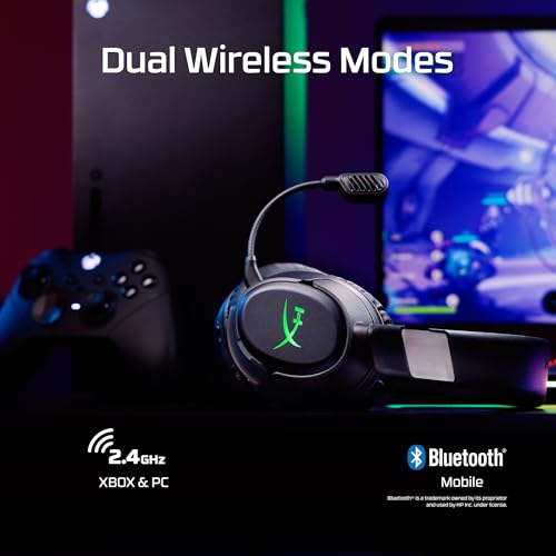 HyperX CloudX Flight 2 - Wireless Gaming Headset (Black) - Xbox
