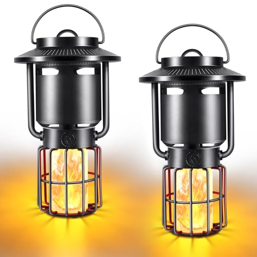 Outdoor Bluetooth Speaker, IP65 Waterproof Wireless Speaker with 3 Lights Modes, Outdoor Camping Portable Speaker Gift for Men Emergency, Hiking, Party (2 Pack) - style: 2 Pack