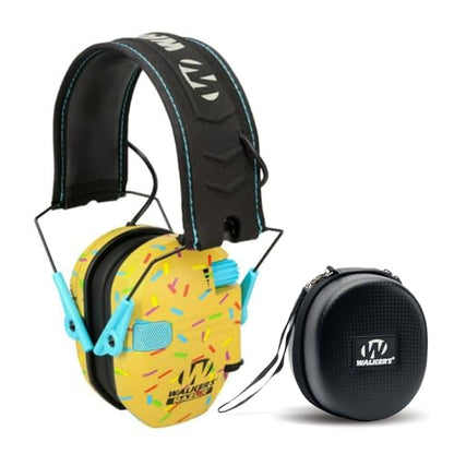 Walker's Razor Slim Electronic Earmuffs | Protective Case - color: Multicolour